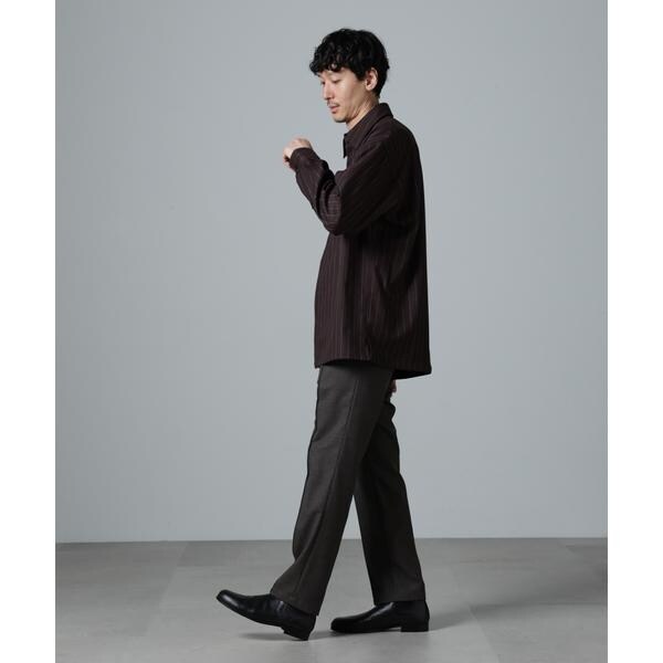ナノユニバース（NANO universe）/「N TROUSERS PREMIUM」RENURウール混洗えるサキソニーパンツ(セットアップ可)_6