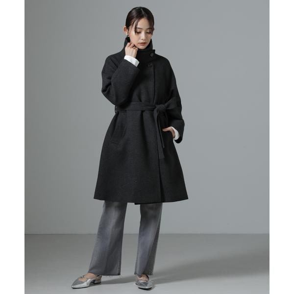 ナノユニバース（NANO universe）/スタンドカラーAラインミドルコートの通販は 8,126円