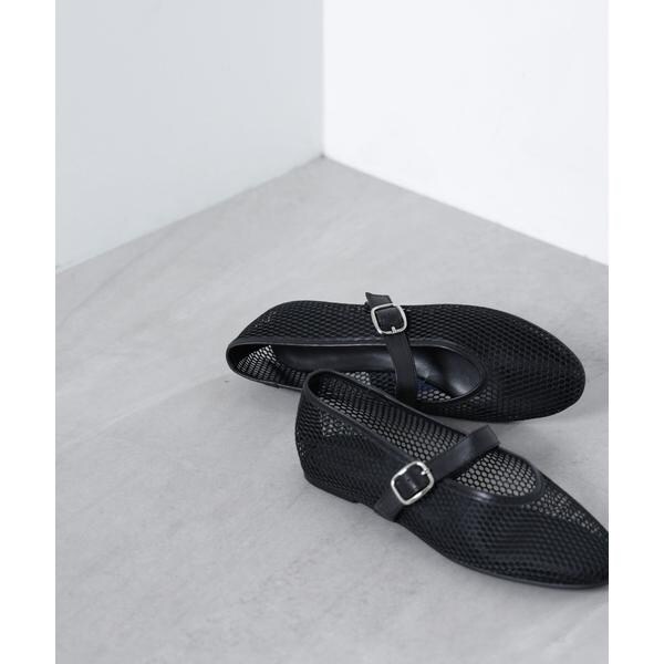 ナノユニバース（NANO universe）/REMME／メッシュ フラットシューズ