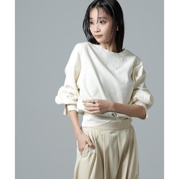 ナノユニバース（NANO universe）/洗濯機洗い可パールスリーブニットトップスの通販は