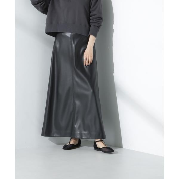 ナノユニバース（NANO universe）/フェイクレザーマキシスカートの通販は 11,011円