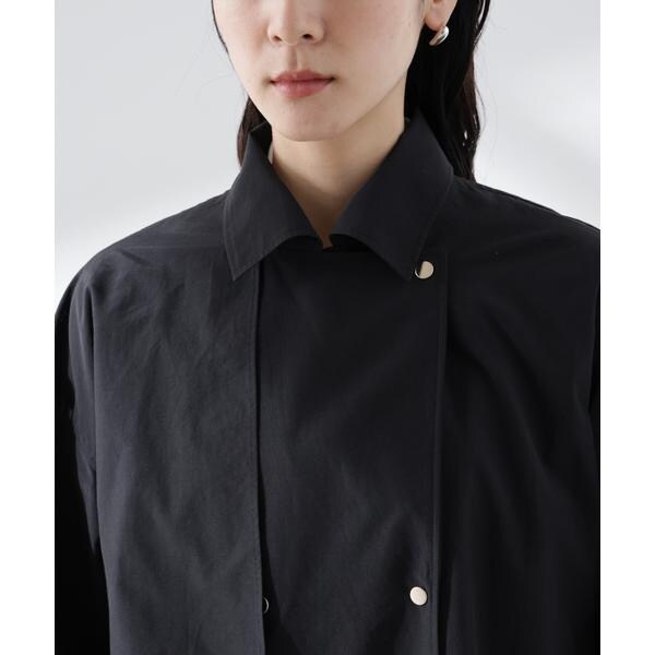 ナノユニバース ミドル丈ワイドラフトレンチ ミドル丈 ワイド ラフ トレンチ