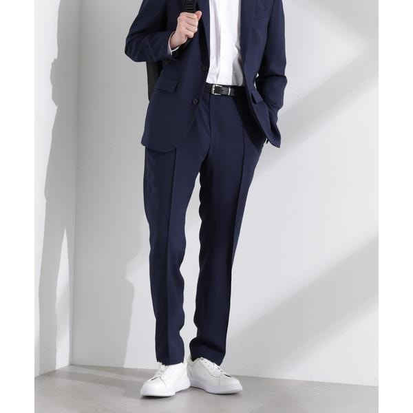 ナノユニバース（NANO universe）/「N TROUSERS PREMIUM」強撚ピケストレッチパンツ(セットアップ可)