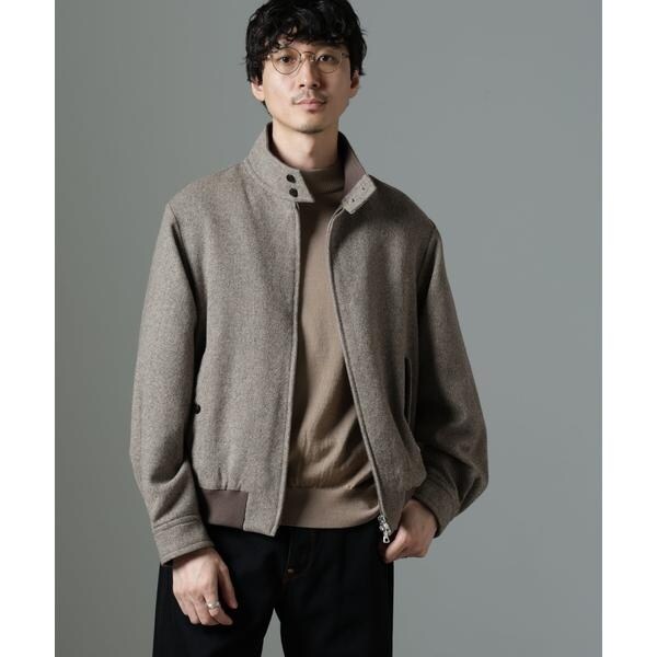 【NEW】ナノユニバース（NANO universe）/ツイードハリントンジャケットの通販は