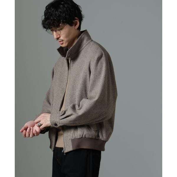 【NEW】ナノユニバース（NANO universe）/ツイードハリントンジャケットの通販は