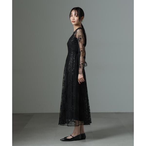 ナノユニバース（NANO universe）/kaene／スパンコールエンブロイダリードレス