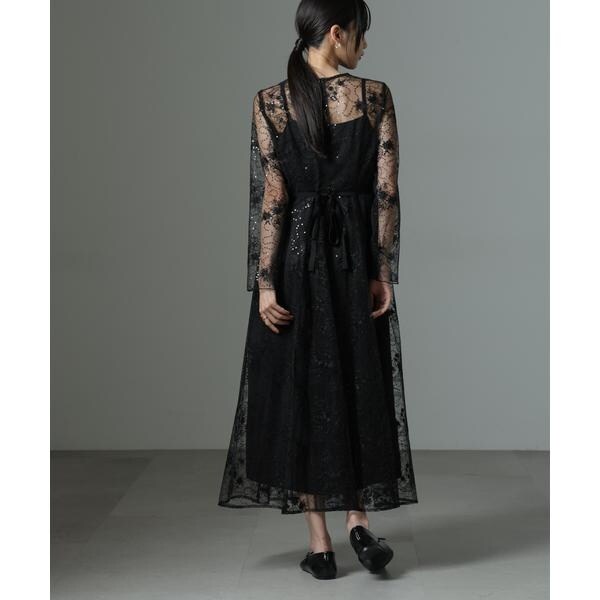 ナノユニバース（NANO universe）/kaene／スパンコールエンブロイダリードレス