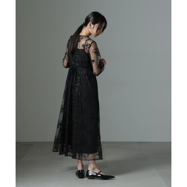 ナノユニバース（NANO universe）/kaene／スパンコールエンブロイダリードレス