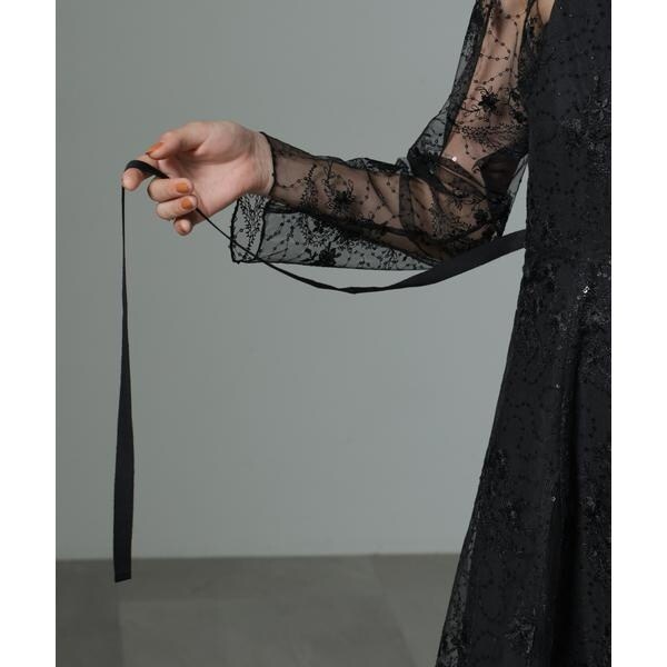 ナノユニバース（NANO universe）/kaene／スパンコールエンブロイダリードレス