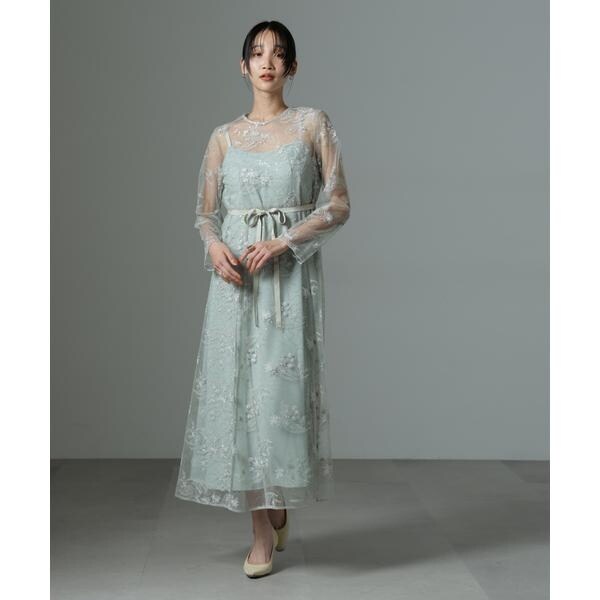 ナノユニバース（NANO universe）/kaene／スパンコールエンブロイダリードレス