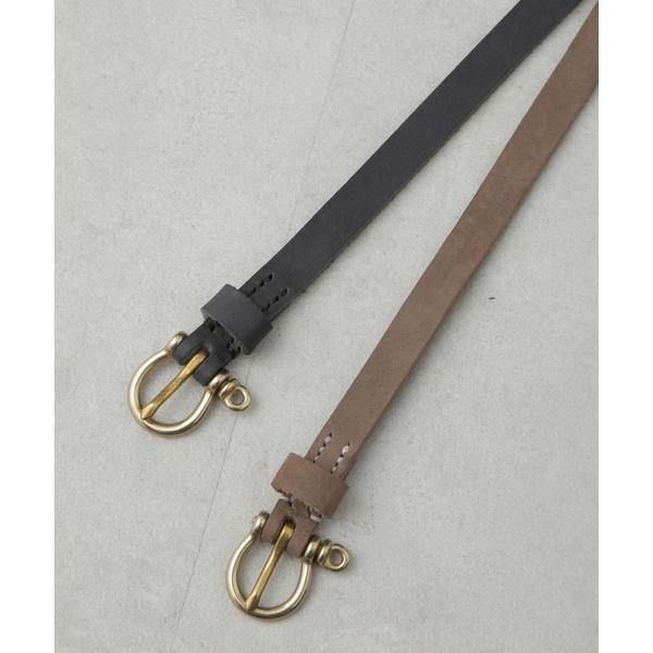 ナノユニバース（NANO universe）/Martin Faizey／0．5 inch Shackle Belt_Nubuck_6
