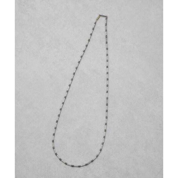 【NEW】ナノユニバース（NANO universe）/hobo／BEADS NECKLACE HEMATITEの通販は 8,870円