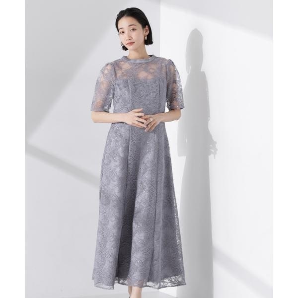 ナノユニバース（NANO universe）/kaene／シャイニーエンブロイダリーレースドレス