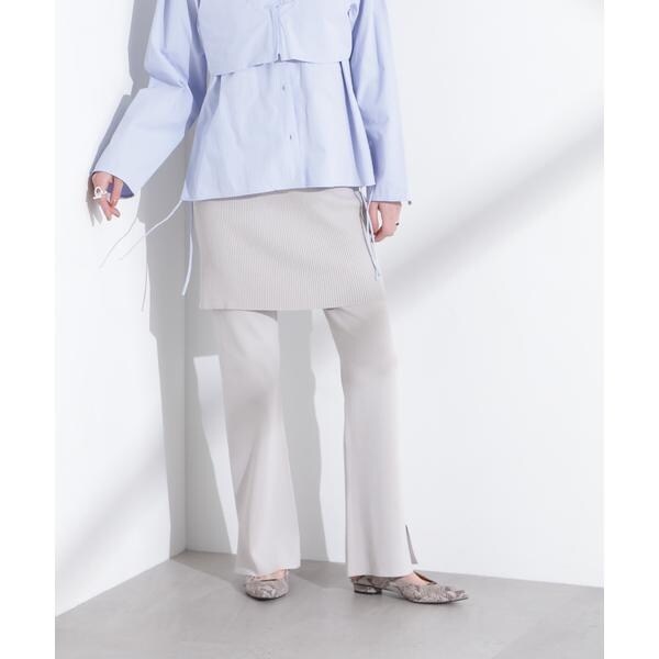 ナノユニバース（NANO universe）/レイヤードニットパンツ