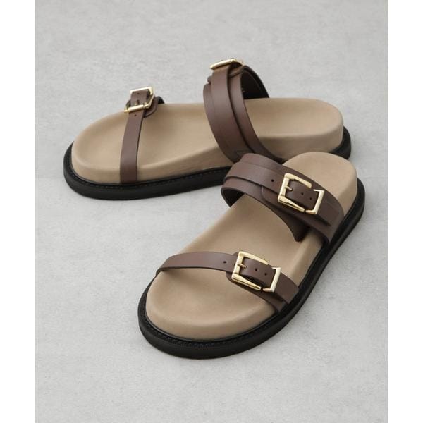 ナノユニバース（NANO universe）/CAMINANDO／DOUBLE BUCKLE SANDALS_1