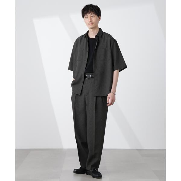 なのです ASSEMBLANC」BRISBANEベンチレーションモックネックプルオーバー