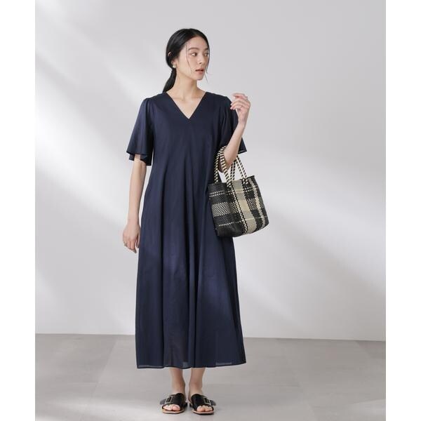 ナノユニバース（NANO universe）/made in india コットンフレアワンピース