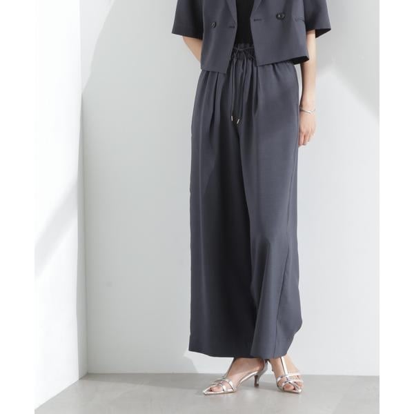 ナノユニバース（NANO universe）/メランジドライ イージーワイドパンツ(セットアップ可)