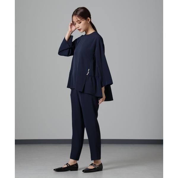 ナノユニバース（NANO universe）/troisiemechaco／ダブルクロス セットアップパンツ