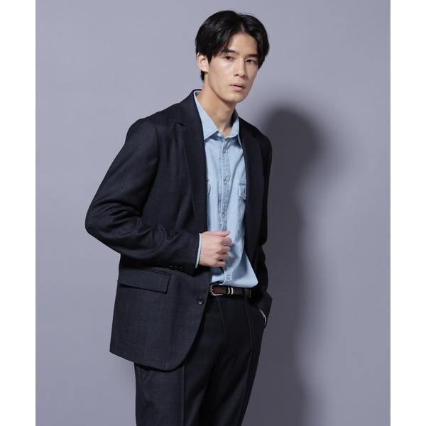 ナノユニバース（NANO universe）/「N JACKET PREMIUM」ウールデニムジャケット／STRETCH(セットアップ可)_1