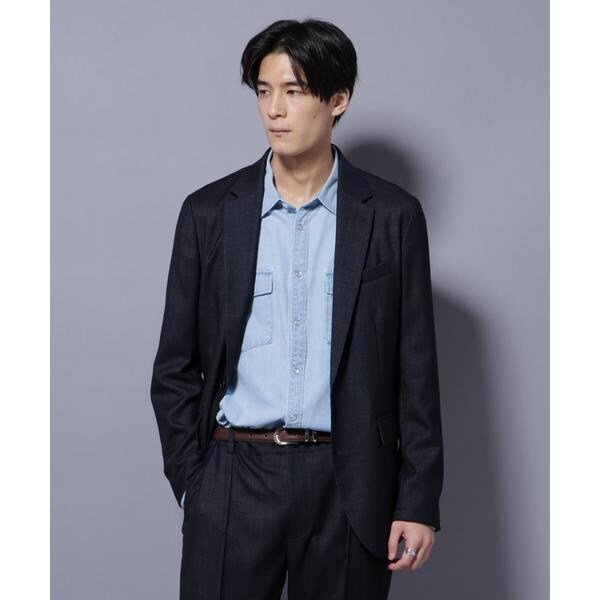 ナノユニバース（NANO universe）/「N JACKET PREMIUM」ウールデニムジャケット／STRETCH(セットアップ可)_18