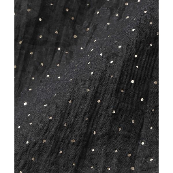 ナノユニバース（NANO universe）/グリッタードットギャザーブラウス