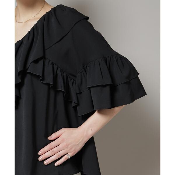 ナノユニバース（NANO universe）/ピコフリルフレアブラウスの通販はau