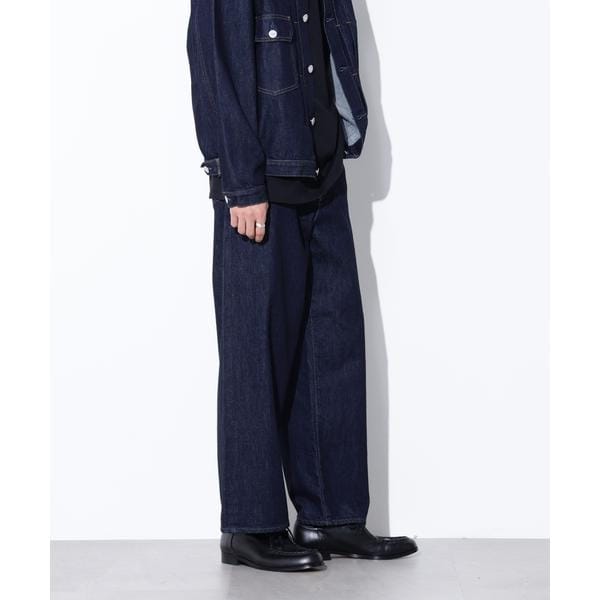 ナノユニバース（NANO universe）/AUTHENコラボ SILKNIZED DENIM ワイドレッグ(セットアップ可)