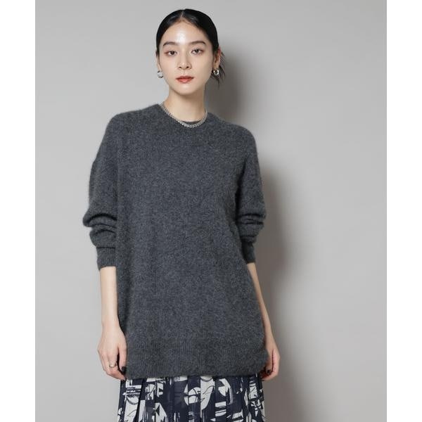 ナノユニバース（NANO universe）/ウォッシャブルフォックスクルーワイドニットプルオーバー