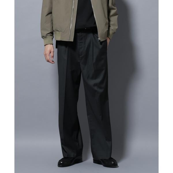 ナノユニバース（NANO universe）/DELEGANTEエアリーサキソニー／CHK／ST ストレートFITパンツ(セットアップ可)