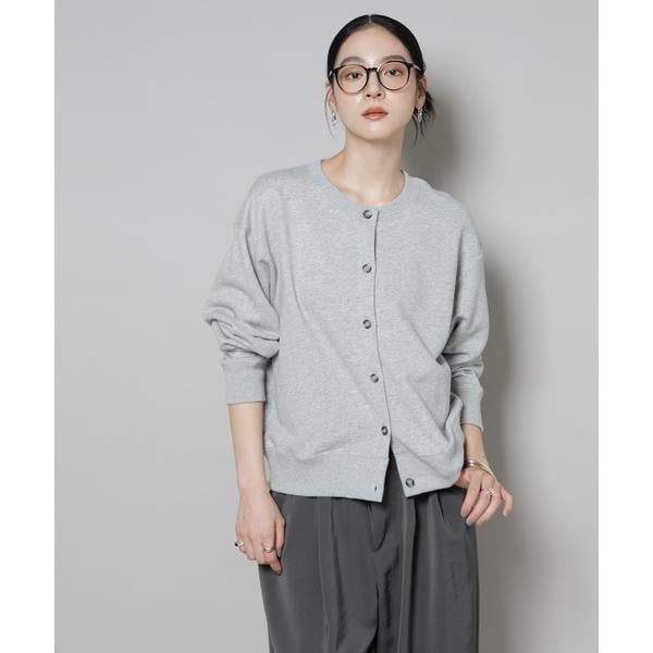 ナノユニバース（NANO universe）/RUSSELL ATHLETIC／別注 Mini Logo Sweat Cardigan