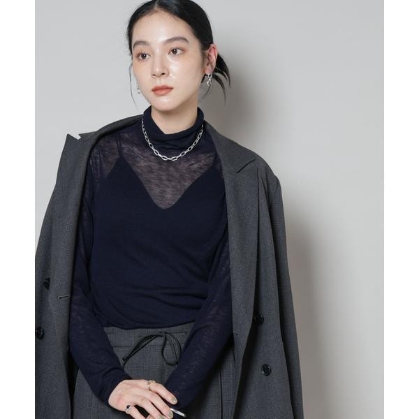 ナノユニバース（NANO universe）/スイビウールタートルネックニットプルオーバー