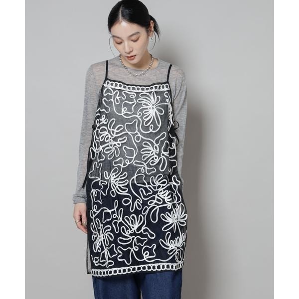 ナノユニバース（NANO universe）/Sara mallika／TULLETAPEEMBRIODERY CAMI DRESS