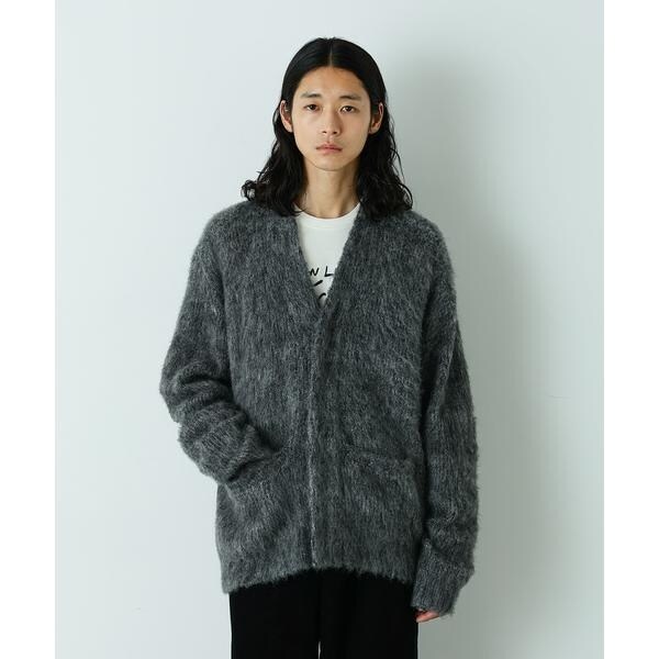ナノユニバース（NANO universe）/「HOTEL PALACE」 フライフロントミックスシャギーカーディガン