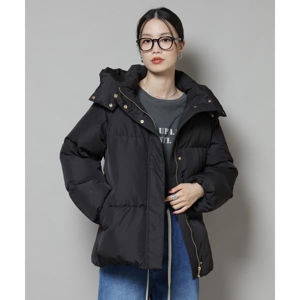 ナノユニバース（NANO universe）/撥水加工 フードショートダウンコート