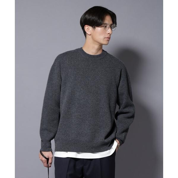 ナノユニバース（NANO universe）/ウールカシミヤクルーネックプルオーバー