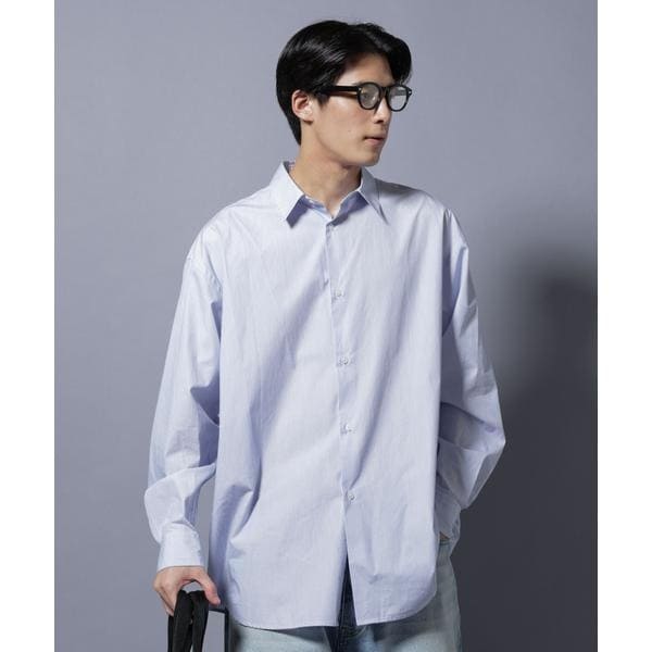 ナノユニバース（NANO universe）/「SIDOGRAS−SIDOPOPEL」 マイクロストライプシャツ