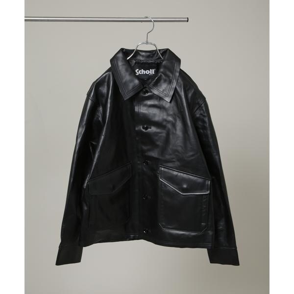 ナノユニバース（NANO universe）/Schott／別注 LEATHER JACKET