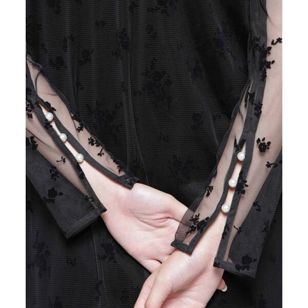 ナノユニバース（NANO universe）/kaene／フロッキーベロア2wayドレス