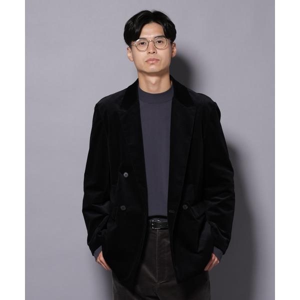 ナノユニバース（NANO universe）/AIRコーデュロイ ダブルブレストジャケット／STRETCH（セットアップ可）