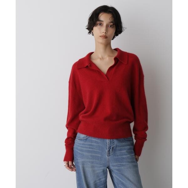 NEW】ナノユニバース（NANO universe）/「STEVELOUR」スキッパーポロ衿