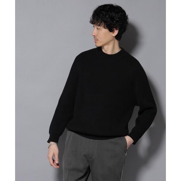 ナノユニバース（NANO universe）/コットンMIXバルキーモックネックニット