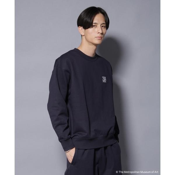 ナノユニバース（NANO universe）/「The Met」ロゴ×アーカイブロゴ刺繍スウェット(セットアップ可)