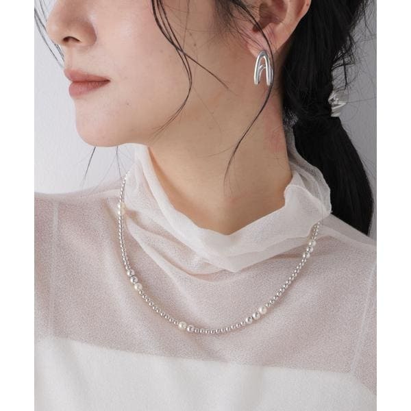 ナノユニバース（NANO universe）/PHILIPPE AUDIBERT／Eunice necklace White