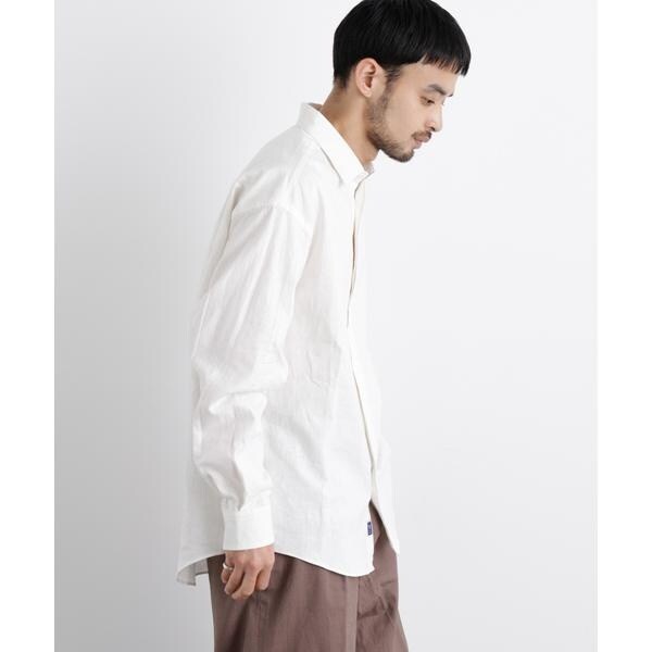 ナノユニバース（NANO universe）/「FRENCH LINEN」リネンコットンレギュラーシャツ_6