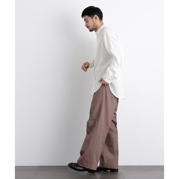 ナノユニバース（NANO universe）/「FRENCH LINEN」リネンコットンレギュラーシャツ_10
