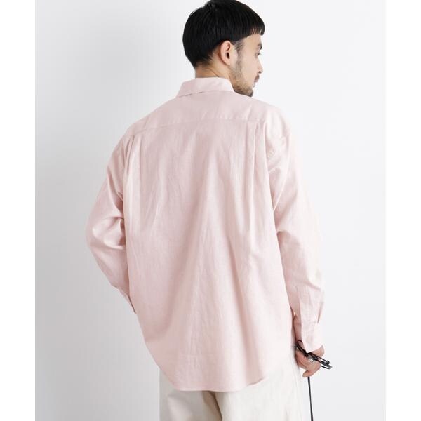 ナノユニバース（NANO universe）/「FRENCH LINEN」リネンコットンレギュラーシャツ_14