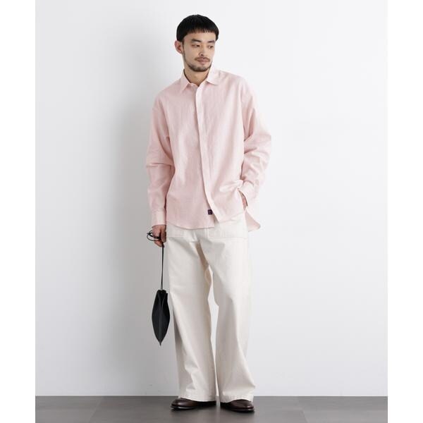 ナノユニバース（NANO universe）/「FRENCH LINEN」リネンコットンレギュラーシャツ_15