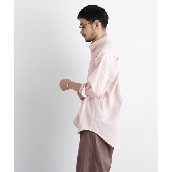 ナノユニバース（NANO universe）/「FRENCH LINEN」リネンコットンスタンドシャツ_12