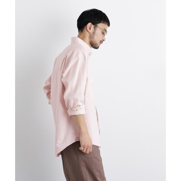 ナノユニバース（NANO universe）/「FRENCH LINEN」リネンコットンスタンドシャツ_13